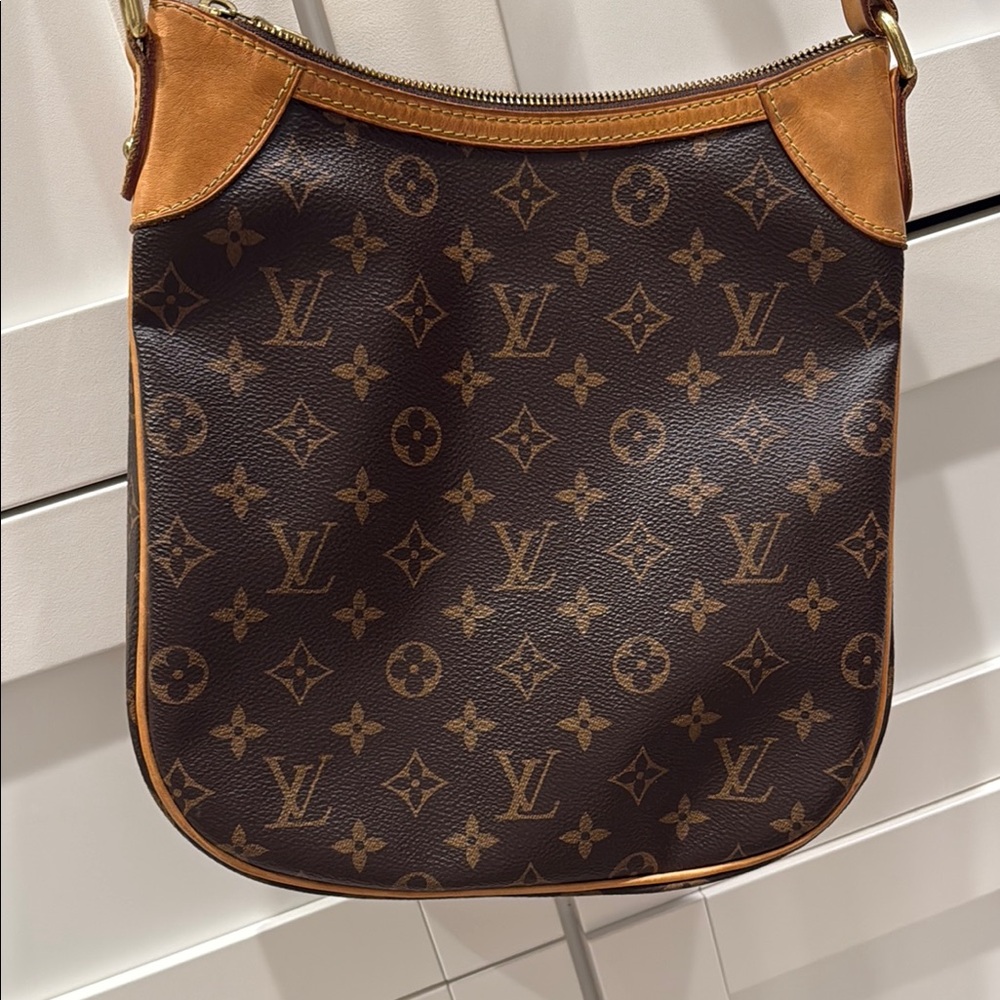 Louis Vuitton Brown and Tan Monogram Crossbody